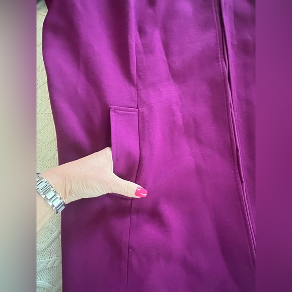 Tahari Arthur S Levine Designer Open Blazer Jacket Plum Women's Size 20W - Picture 12 of 15